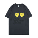 Cpfm T Shirt Printed Smiley Face Short Sleeve T-shirt