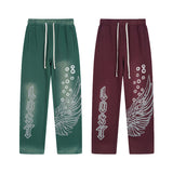 Lost intricacy Sweatpants rhinestones