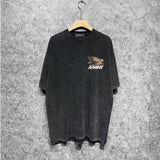 Amiri washed t-shirt mottled pegasus short sleeves