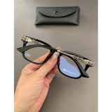 CHH Chrome Hearts Glasses Silver Versatile Myopia Eyeglasses Frame
