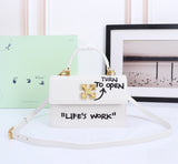 Off White Bag Casual Outdoor Convenient Tote Bag