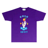 Casablanca T Shirts Fashion Print Street