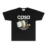 Casablanca T Shirts Fashion Print Street