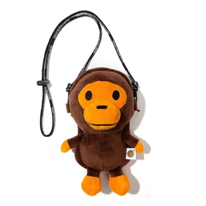 Baby milo children crossbody bag monkey children diagonal span mini shoulder bag