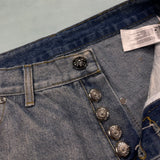 Chrome Heart Shorts Summer Tooling Denim Shorts