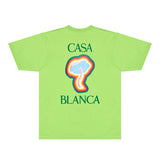 Casablanca T Shirts Fashion Print Street