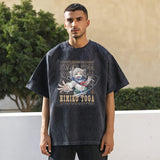 Mens Vintage T Shirt Short Sleeve T-Shirt Men
