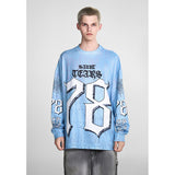 Men Long Sleeve Shirt Saint Michael Loose Long Sleeve Shirt
