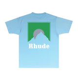 Rhude T Shirts Printed Trendy Pure Cotton