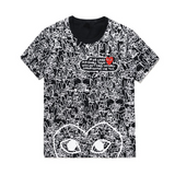 CDG Be Kind T Shirt Cotton Short-Sleeved T-shirt for Men