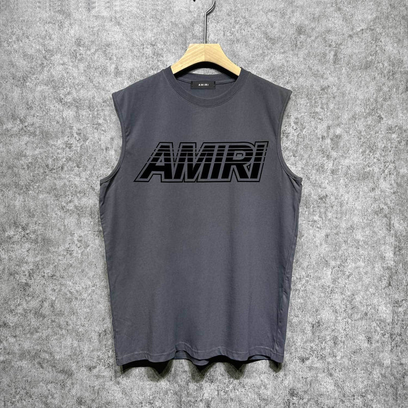 Amiri tank top missing grid printing