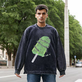 Mens Vintage Long Sleeve Shirt