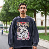 Mens Vintage Long Sleeve Shirt Long Sleeve T-Shirt Men's and Women's Casual