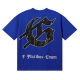 Godspeed T Shirts Skull Landscape Printing Cotton Casual Short Sleeves Men and Women