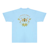 Casablanca T Shirts Fashion Print Street