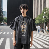 Mens Vintage T Shirt Vintage Character Hip Hop Rapper