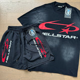 Hellstar T-Shirt And Shorts Two-Piece Set
