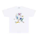 Casablanca T Shirts Fashion Print Street