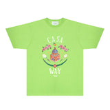 Casablanca T Shirts Fashion Print Street