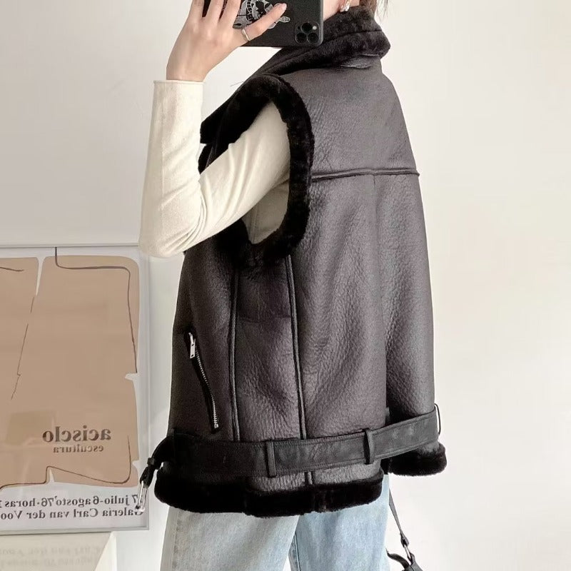 Women Vest Fall Winter Fashion Casual Loose