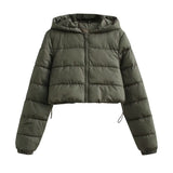 Women Cotton Coat Simple down Jacket
