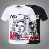 Dsq2 T Shirt Casual Sports Printed Short Sleeve Summer Men