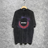 Amiri washed t-shirt splatter ring short sleeve