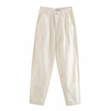 Women Jeans Retro Loose Casual Slimming