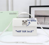 Off White Bag Casual Outdoor Convenient Tote Bag