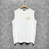 Amiri tank top lion medal printing