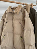Men Cotton Coat Couple Thickened Cotton Padded Coat