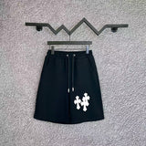 Chrome Heart Shorts Spring/Summer Embroidered Printed Casual Shorts