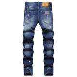 DSQ2 Jeans Distressed Slim-fit Stretch Jeans