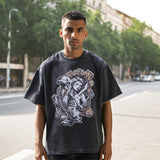 Mens Vintage T Shirt Short Sleeve T-Shirt Men's and Women's