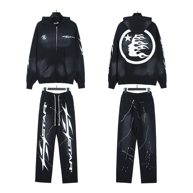 Hellstar Hoodie And Pants Two-Piece Set