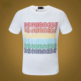 Dsq2 T Shirt Casual Sports Printed Short Sleeve Summer Men