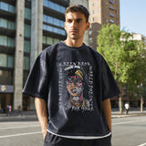 Mens Vintage T Shirt Short Sleeve T-Shirt Men