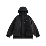 Unisex Coat Men and Women Loose Hooded Jacket Winter