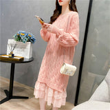 Women Pullover Sweater Lace Sweater