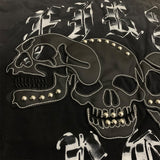 First Row T Shirts WAKE UP AND BE FIERCE APPLIQUE TEE High Quality Leather Embroidery Fashion