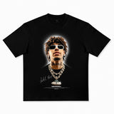 American vintage cotton loose short sleeve cotton football