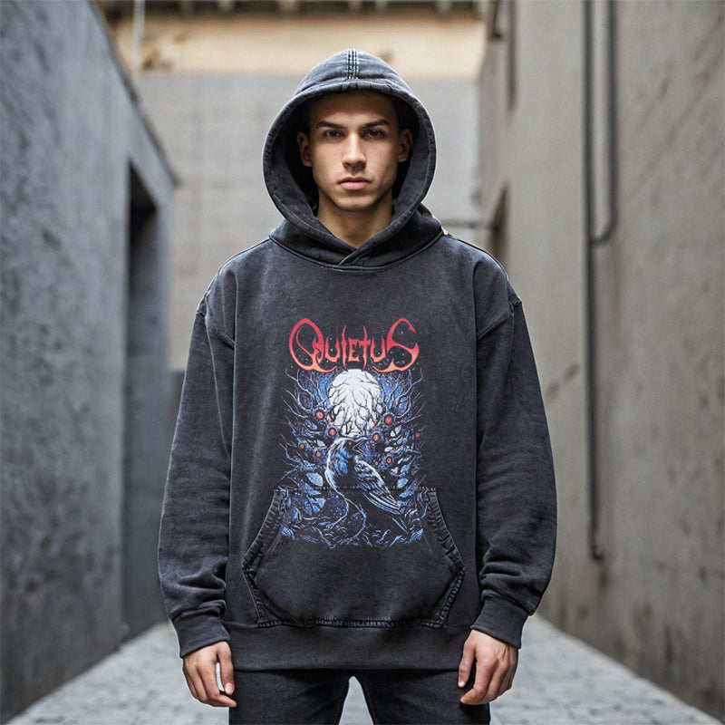 Mens Vintage Hooded Vintage Made Old Jacket