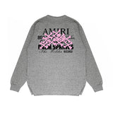 Amiri Long Sleeved Shirt Printed Trendy Pure Cotton