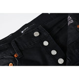 Purple Brand Jeans Pure Cotton High Street Trend