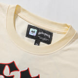 Godspeed T Shirts Newspaper Skull Printing Cotton Casual Short Sleeves Men and Women