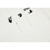 OFF WHITE Hoodie Trendy Street Style Personalized Cotton