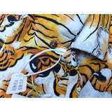 GUILTYPARTIES TIGER Shirts Tiger print casual short-sleeved shirt