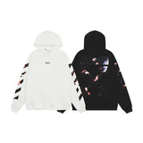 OFF WHITE Hoodie Trendy Street Style Personalized Cotton