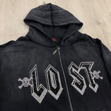 Lost intricacy Hoodie rhinestones