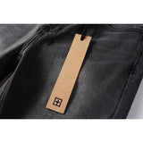 KSUBI Jeans Slim Fit Casual Ripped Jeans
